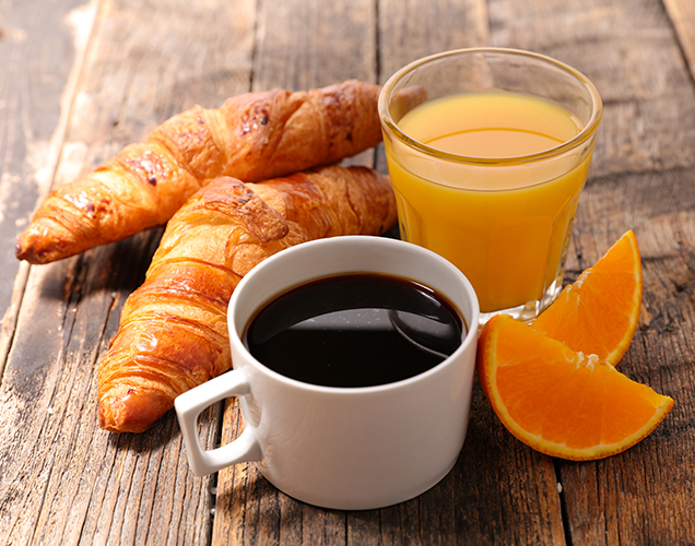 Formule petit déjeuner complet